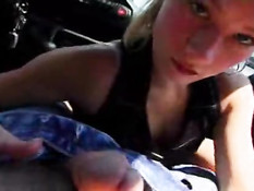 Car blowjob