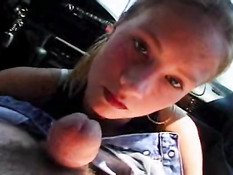 Car blowjob