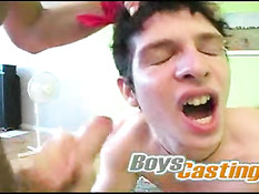 Gay face cum