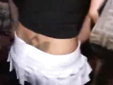 Party girls shaking their asses