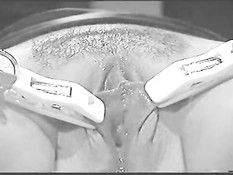 Girl getting wet from sweet torture