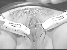 Girl getting wet from sweet torture