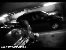 Couple caught on parkinglot cam