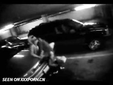 Couple caught on parkinglot cam