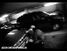 Couple caught on parkinglot cam