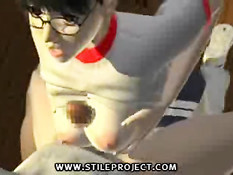 Asian baby having fun