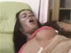 Masculine woman fucked on couch