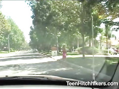 Teenage hitchhiker girl fucks everyone