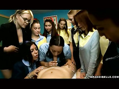 Blowjob during biology lesson