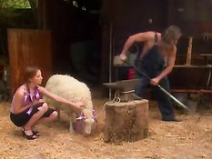 On the farm