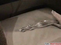 Hot pair cumshot and business blowjob