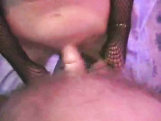 Cumming on her slip
