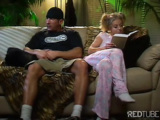 Hot blonde sucks 
