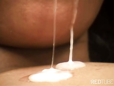 Cum drooling