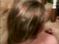 Facefuck with gagging and swallow