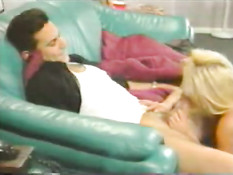 Nikki Taylor enjoying stud's tongue