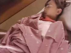 Asian babe getting her tits massaged