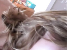 Nailing a young amateur pussy