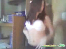 Sweet teen playing around