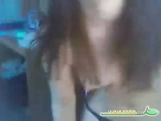 Sweet teen playing around