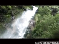 Tera vaginal and anal in free nature 