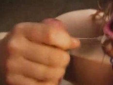 Young brunette with slimy throat