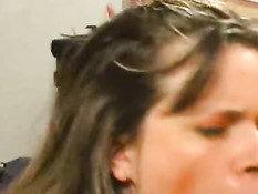 Moaning and sucking