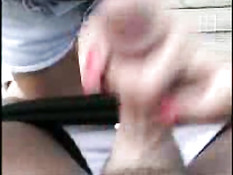 Blowjob in park