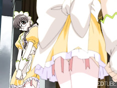 Anime maid pleasure