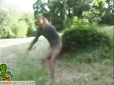 Outdoor pissing