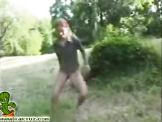 Outdoor pissing