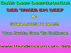 Mature deb throatfucked