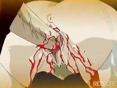 Bloody hentai sex