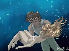 Anime girls getting pleasured