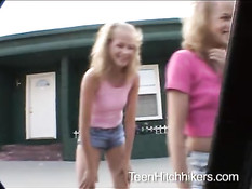 Twins having fun