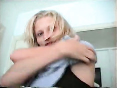 Teen blonde exposed