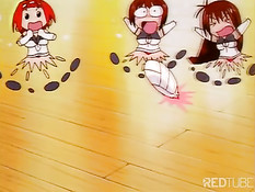 Young anime babes having fun