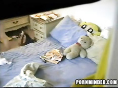 Brunette masturbating