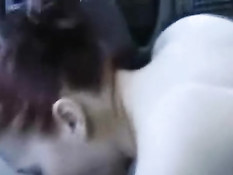 Sucking dick in car