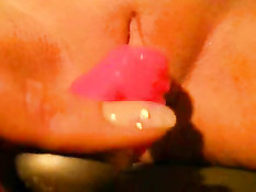 Closeup pussy tease