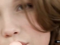 ashley brown learns how to suck dick