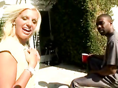Whitney Fears and new black big friend