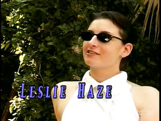 Leslie Haze is a girl with two hot holes
