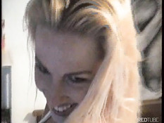 Blonde in amateur video