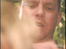 Nice vaginal threesome in the land of evil