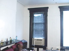 Watching porno, getting company
