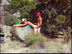 Cowboy cocks in the wilds