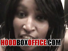 Chocolate Sex Bunny Masturbates & Blows