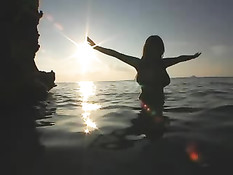 Hitomi Tanaka At The Beach