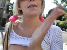 Eden Adams Fooling Around On The Streets